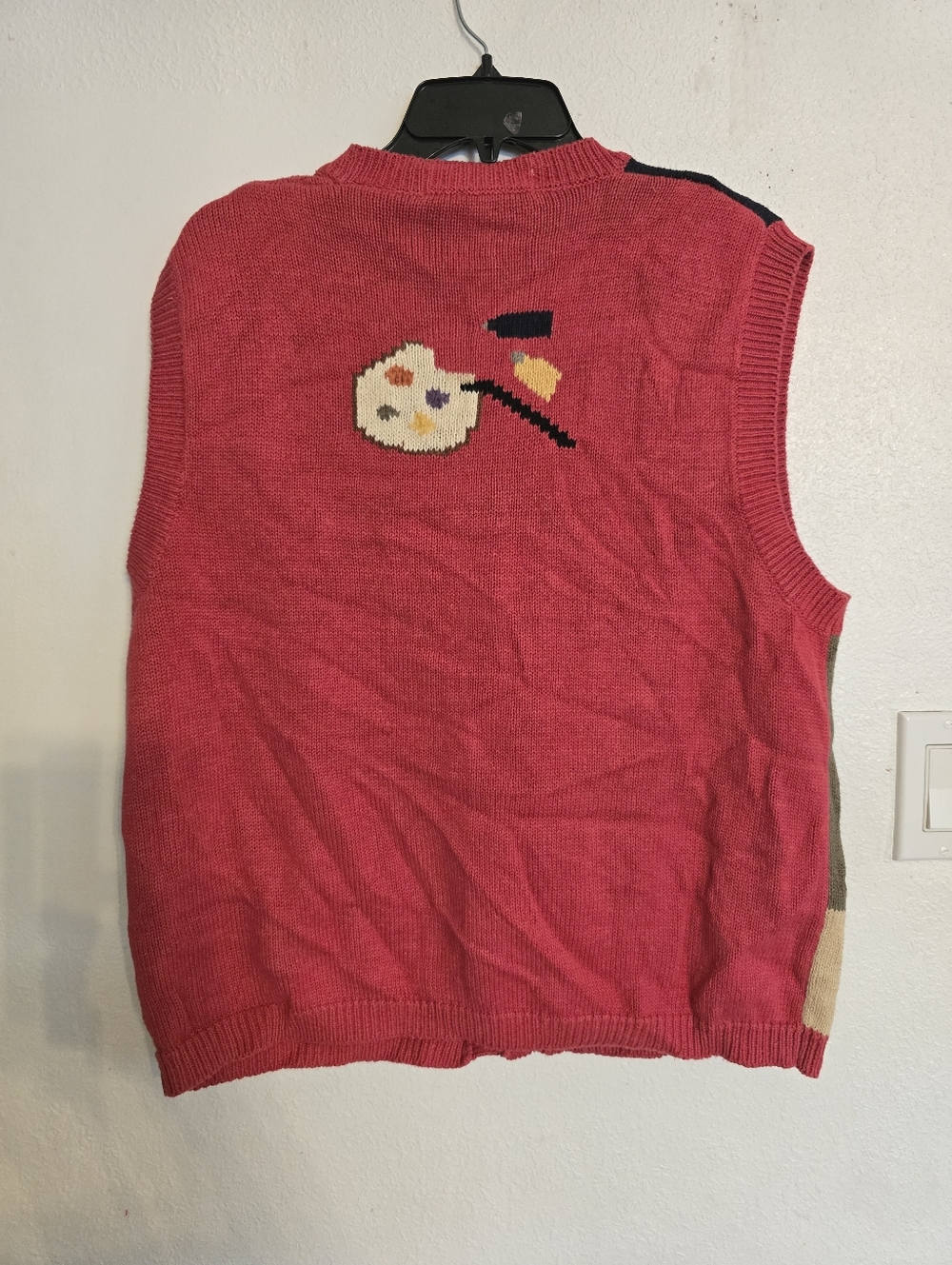 Vintage Karen Scott Teachers Knitwear Vest Size Large - Picture 8 of 8